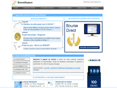 screenshot du site internet boursofinance