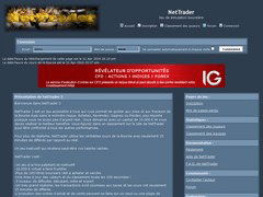 screenshot du site internet nettrader