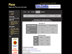 screenshot du site pixos-PTP