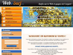 screenshot du site internet webosurf